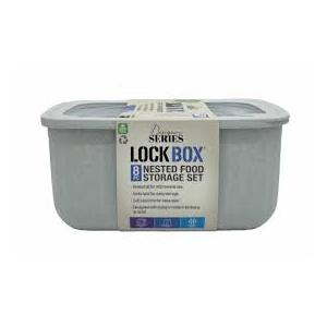 Lock Box™ 8 Piece Nested Food Storage Set, 8 pc - Fred Meyer
