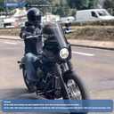 Motorcycle Fairing Windshield Kit, 5.75" Headlight Fairing 13" Smoked Motorbike Windscreen 35-41mm Forks Fit For Harley Iron 883 Sportster 1100 1200