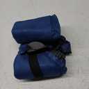 Stadium Bleacher Seat with Foam-Backed Support Extra-Wide Bleacher Chair with High-Density Padded CushionPortable Folding Stadium Chair (2-PCS, Army Blue)