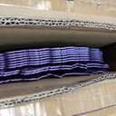 50 Pcs Lavender Charger Plates Bulk 13 Inch Plastic Charger Plates for Dinner Plate, Lavender Chargers for Table Setting, Reef Design Plate Floral Decorative Round Chargers for Wedding Party, Event