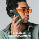 Magnetic for iPhone 15 Pro Case, Compatible with MagSafe, [Full Camera Protection][Screen Protector] Silicone Shockproof Protective Phone Case for iPhone 15 Pro 6.1", Alpine Green