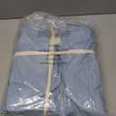 Shilucheng 100% Linen Queen Duvet Cover Set, Luxury Pure Natural French Flax Linen Duvet Cover with Zipper Closure & Corner Ties, Cooling Breathable Comforter Cover 3 Piece (Dusty Blue)