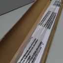 LazBlinds No Drill Vinyl Mini Blinds, 30 1/2" W x 48" H, White, 30.5" W × 48" H
