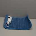 Deepsoon Heating Pad, Electric Heating Pads for Back, Neck, Abdomen, Moist Heating Pad for Shoulder, Knee, Arms, Legs, Dry/Moist Heat & Auto Shut Off, Christmas Gifts for Men and Women, Blue, 24x12 Inch