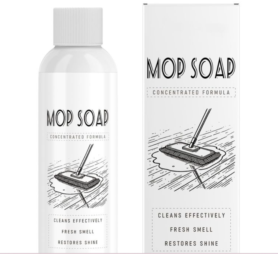 Mteawl Mop Soap for Floor Cleaning, 120ml Scented Mop Cleaner Soap, Scented Mop Soap Household Supplies Cleaner for Home, Kitchen, Floor