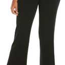 Rafaella Womens Curvy Fit Gabardine Bootcut Dress Pants (8, Black)