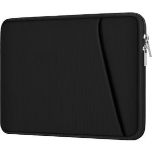 Laptop Sleeve, Durable Briefcase Shockproof Protective Case, Handbags Portable Laptop Bag for 15.6 inch HP Dell Asus Lenovo Notebook Computer with Front Pocket, Black