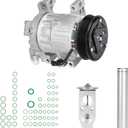 New AC Compressor with Clutch and Component Kit for Nissan Altima 2013 2014 2015 2016 2017 2018 2.5L (NOT for SL, SV Trims) 140919 140919NC 2022517