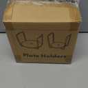 ZOOFOX 3 Pieces Metal Dish Organizer, Plate Organizer for Cabinet, Kitchen Storage Cabinet Organizer for Plates, Pots and Pans (2 Sizes)