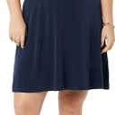 4 x Amazon Essentials Women's Gathered Short Sleeve Crew Neck A-line Dress (Available in Plus Size)