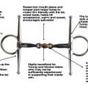 AK Full Cheek Snaffle Bit – Copper Lozenge Sweet Iron Mouthpiece, Stainless Steel Horse Riding & Training Bit AKRS-2614 (Blue/Silver, 4.75'')
