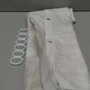 AWERT Abstract Minimalism White and Gold Ink Art Marble Shower Curtain for Bathroom Modern High Definition Printing Waterproof Shower Curtain with Hooks Bathroom Decor 72x72inch