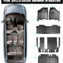 Floor Mat 3 Rows Fit for Toyota Sienna Trunk Mats 2020-2013, All Weather Floor Liners Rear Cargo Liner Protector for Toyota Sienna Accessories 2020 2019 2018 2017 2016 2015 2014 2013（Fit 8 Seater）