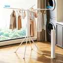 Foldable Tripod Clothes Drying Rack, Portable Laundry Rack for Travel, Large