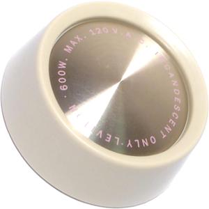 014973139360 Rotary Click Ivory Dim Knob, 4 Pieces