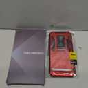 DEERLAMN Case for Google Pixel 10/10 Pro with Slide Camera Cover+Screen Protector(1 Pack), Rotated Ring Kickstand Military Grade Shockproof Protective Cover-Red