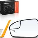A-Premium Left Driver Side Heated Power Mirror Glass
Compatible with Ford Fusion 2013-2020, Police Responder Hybrid 2019-2020, With Blind Spot Rear Holder, Replace# DS7Z17K707F