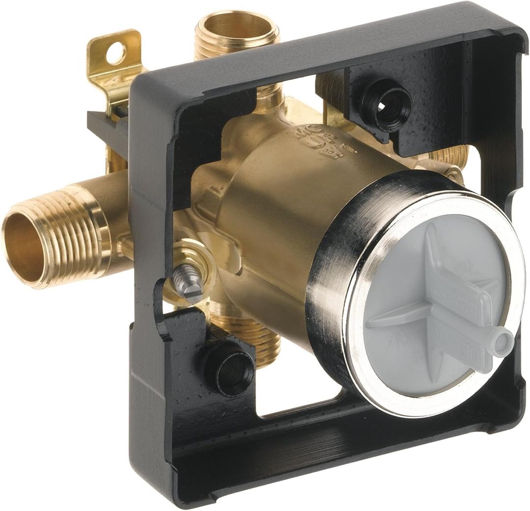 Delta Faucet R10000-UNWS MultiChoice Universal Tub and Shower Valve Body for Tub Faucet Trim Kits (with Screwdriver Stops)