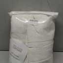 Pinch Pleated Linen Curtains 90 Inch Length for Living Room & Bedroom, Natural Light Filtering Pleat Drapes, Memory Trained Semi-Sheer Window Curtain with Hooks for Farmhouse, 2 Panels 40"Wx90"L