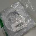 4 Inch White Plastic Louvered Outdoor Vent Cover With Stainless Steel Grille Screen for Dryer, Exhaust Vent cover Widely Used for Dryers and Houses Wall to Keep Rain, Snow, Wind or Birds by AMI PARTS