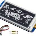 2.13inch E-Ink Display HAT V4 Version, 250x122 Resolution 3.3V/5V Black White Two-Color e-paper Screen Module for Raspberry Pi Zero/Zero W/Zero WH/2B/3B/3B+/4B, Supports Partial Refresh, SPI Interface