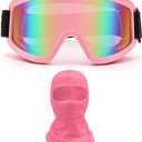 Motorcycle Dirt Bike Goggles With Balaclava Mask UV400 Protection ATV Riding Glasses For Men Women