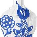 AIYIMUSIDEEN Vase Building Blocks, Blue and White Color Matching Fish Patterns, high Difficulty, Suitable for Adults (11000PCS)
