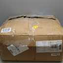 RUGSREAL 10x13 Large Living Room Rug Braided Print Boho Accent Throw Carpet Farmhouse Rustic Rug with Rubber Backing Geometric Bordered Area Rug Bohemian Carpet for Bedroom Home Decor Office, Camel