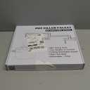 MSTJRY Brushed Pot Filler Faucet Wall Mount Commercial Kitchen Faucets Stainless Steel Stretchable Double Joint Swing Arm Single Hole Two Handle Kitchen Stove Faucet