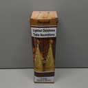 Juegoal Lighted Christmas Table Decorations with Star and 10 LED Lights Battery Operated, Indoor Xmas Thanksgiving Holiday Wedding Party Tabletop Desk Ornament, Set of 2 (Gold, Silver)