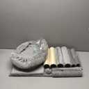 PAWZ Road Cat Tree, Multi-Level Cat Tower with Sisal-Covered Scratching Post, Cozy Cat Condo Soft Cat Perch and Plush Pompom for Indoor Cats, Grey