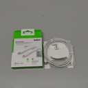 Belkin BoostCharge Nylon Braided USB C to Lightning Cable 6.6ft/2M - MFi Certified 18W Power Delivery iPhone Charger Cord - Apple Charger USB C Cable - Fast Charging for iPhone 14, iPhone 13 - White