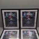 4PCS Magazine Frame Sports Magazine Display Frame Magazine Frames For Wall Interchangeable White And Black Mats Dual Use Tabletop Stand And Wall Hanging With Installed Hangers 8.5 X 11.25 Inch, Current Collector's Edition Sports Magazines