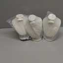 Youyole 3 Pcs Beige Velvet Necklace Display Stand Necklace Jewelry Bust Jewelry Mannequin for Necklace Earrings Ring Show