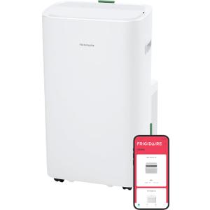 Frigidaire 3-in-1 Smart Portable Room Air Conditioner with Wi-Fi 14,000 BTU (ASHRAE) / 10,000 BTU (DOE), Cools Up to 700 Sq. Ft., Quiet Operation, White