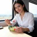 Original Side-Open Salad Pod Jar with Lid - Plastic Snack Box for Home, Outdoor, Travel & Party