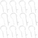 Pew Clips for Wedding Bows - Bulk Set of 12 Clips and Bow Holders - Wedding Ceremony and Church Decor