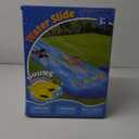 Evoio Water Slide, 32.8ft Inflatable Splash Water Slip with 2 Racing Lanes and 2 Body Boards for Kids Boys Girls Adults, Water Slide Outdoor Water Toys for Backyard Garden