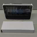 Alarm Clock Radio Bluetooth V5.2 Speaker with HD Sound and Bass,Blue Display with auto Dimmer,Snooze,Sleep Timer,Adjustable Volume,5V1A USB Charging Port