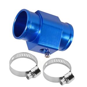 2 x Water Temp Joint Pipe Adapter, Temperature Gauge Radiator Sensor Adaptor with Hose Clamps (40mm)