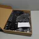 Car Back Seat Tray Table - Stable Foldable Auto Backseat Food Trays Desk for Rear Passenger Road Trip Eating & Work, Multifunctional Adjustable Travel Tray with Phone Drink Holder for Laptop iPad (Black)