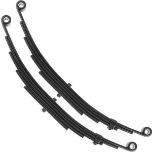 Trailer Leaf Spring 5 Leaf Double Eye 3000 lbs Cap for 6000 lbs Axle Suspension Length 25-1/4" fits for SW5 - Set 2