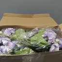 Crowye 16 Bundles Artificial Peony Silk Flower Hydrangea Fake Peony Bouquet Elegant Faux Flowers with Stems for Wedding Table Centerpiece Party Home DIY Decoration (Purple)