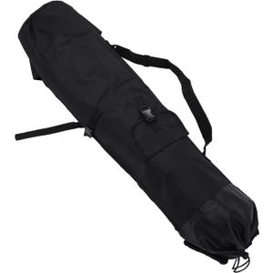 Fishing Pole Bags for Multiple Poles, Oxford Cloth Shockproof Portable Fishing Rod Bag Fishing Rod Travel Case Fishing Stocking Stuffers for Men Fishing Gift Set for Men (Black) 