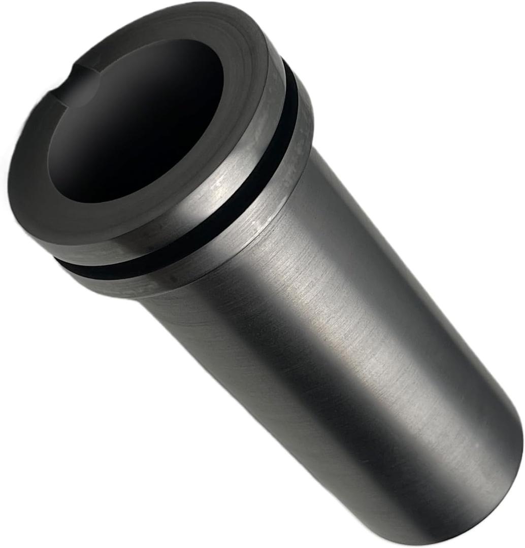 Nelyrho High Purity Graphite Crucible, 3kg High-Temperature Resistant Crucibles for Melting Metal Gold, Silver, Copper, Compatible with Electric Furnaces, Metal Casting & Refining