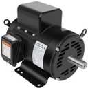 3HP Air Compressor Motor Single Phase Electric Motor 1750RPM 184T Frame ODP 208V-230V 1-1/8Shaft Diameter Rolled Steel Shell 60HZ