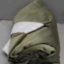 StangH Sage Green Velvet Curtains 84 inches 2 Panels - Thermal Insulated Light Blocking Privacy Drapes for Bedroom/Living Room/Dining Room/Home Office, W52 x L84