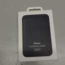 Magnetic Wallet Cell Phone Card Holder for Phone Case with Mag-Safe, Stronger Magnetic RFID Leather Phone Wallet Stick on Series of iPhone 17/16/15/14/13/12 and Pro/Promax, White