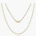 CROCHETFUN
14K Gold Necklace for Women Figaro Gold Chain for Men Dainty Necklace for Women Sleek and Subtle Design Necklaces for Womens Trendy 16-24 Inches