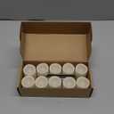 DRomance Flameless Flickering LED Votive Candles with Remote, Battery Operated TeaLights Battery Included,Warm White Light 1.5 x 2 inch Set of 10 for Christmas Decoration